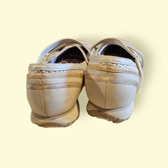 Skechers Leather and Textile Mary Janes Flats Shoes Size 8.5 - Picture 4 of 7